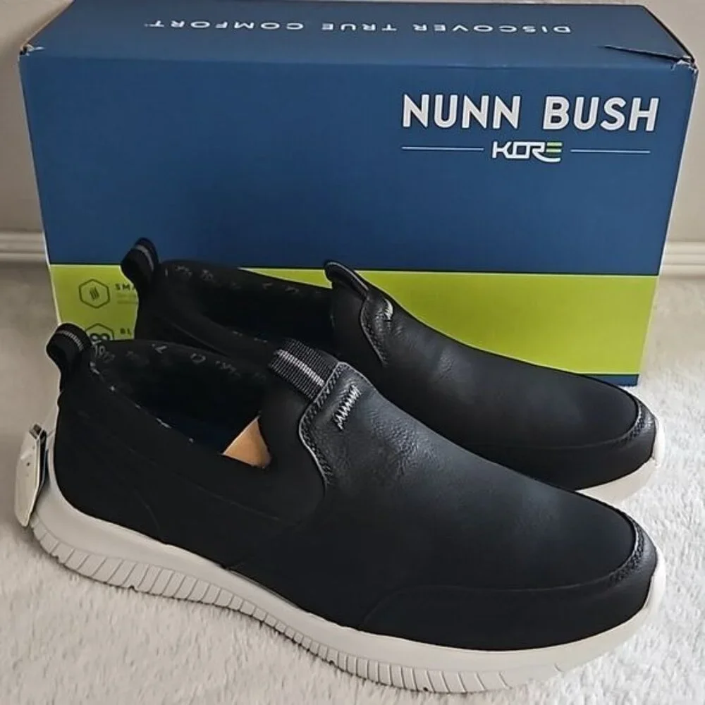 Nunn Bush Kor City Pass Moccasin Toe Athletic Style Slip-On Shoe Size 10 New Men